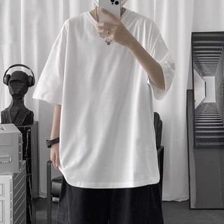 Áo Thun Unisex Nam Nữ Tay Lỡ Form Rộng Oversize Màu Trơn Basic, Áo Phông Cotton Cao Cấp Mềm Mát - oa/ob196