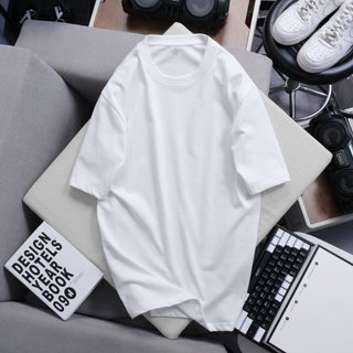 Áo Thun Unisex Nam Nữ Tay Lỡ Form Rộng Oversize Màu Trơn Basic, Áo Phông Cotton Cao Cấp Mềm Mát - oa/ob196