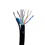 Cáp mạng ngoài trời Cat6 FTP Kadita 8 lõi đồng nguyên chất 305 Mét, có bọc bạc chống nhiễu, có cáp gia cường treo dây — ảnh 4