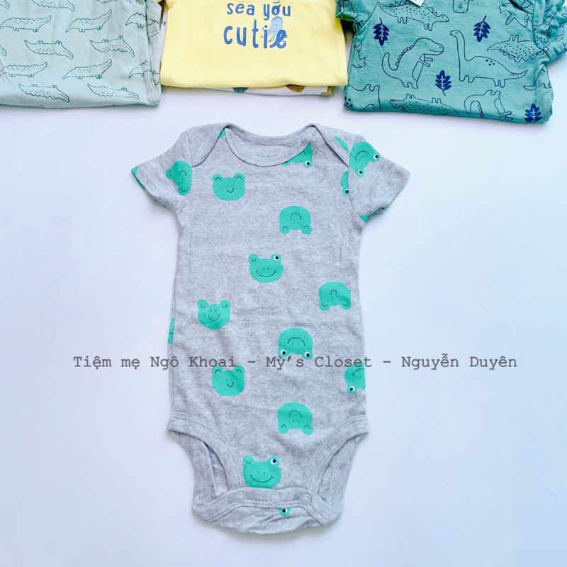 [MD116] 18-24M/11-13kg Body chip ngắn tay bé trai chất liệu cotton mềm mát