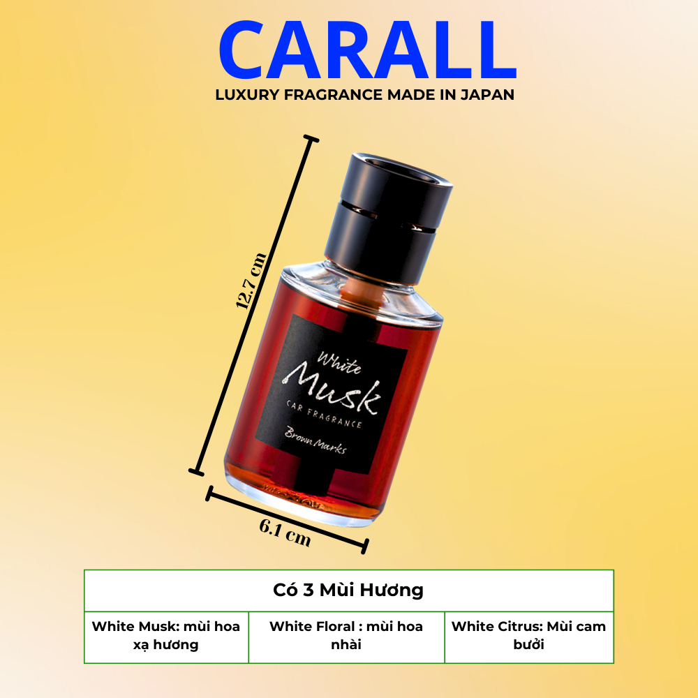 Nước Hoa Ô Tô CARALL - Nước Hoa Ô Tô Cao Cấp Brown Marks 160ml