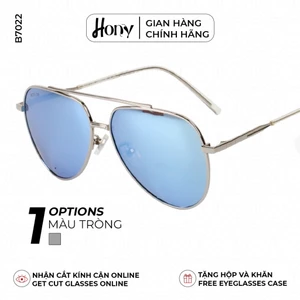Kính râm Nam thời trang HONY, tráng gương xanh sang trọng thời thượng B7022