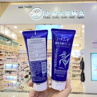 Sữa Rửa Mặt Ngừa Mụn, Dưỡng Ẩm Và Làm Sáng Da Reihaku Hatomugi Nhật Bản (130g)