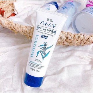 Sữa Rửa Mặt Dưỡng Ẩm & Làm Sáng Da REIHAKU Hatomugi The Facial Foam (170g)
