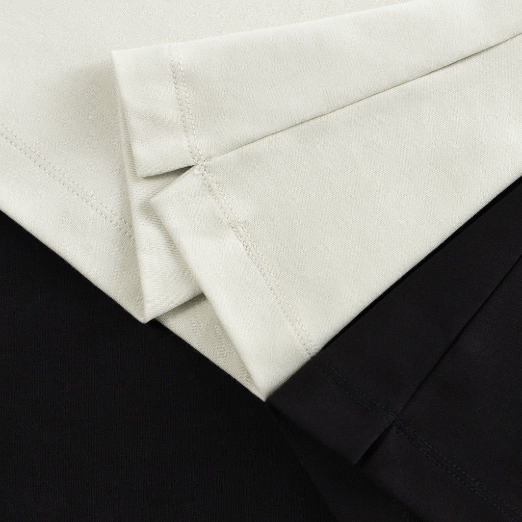Áo thun tay ngắn cổ tròn xẻ V nam nữ LADOS-19141 cotton interlock 250gsm dày dặn, đơn giản thanh lịch | BigBuy360 - bigbuy360.vn