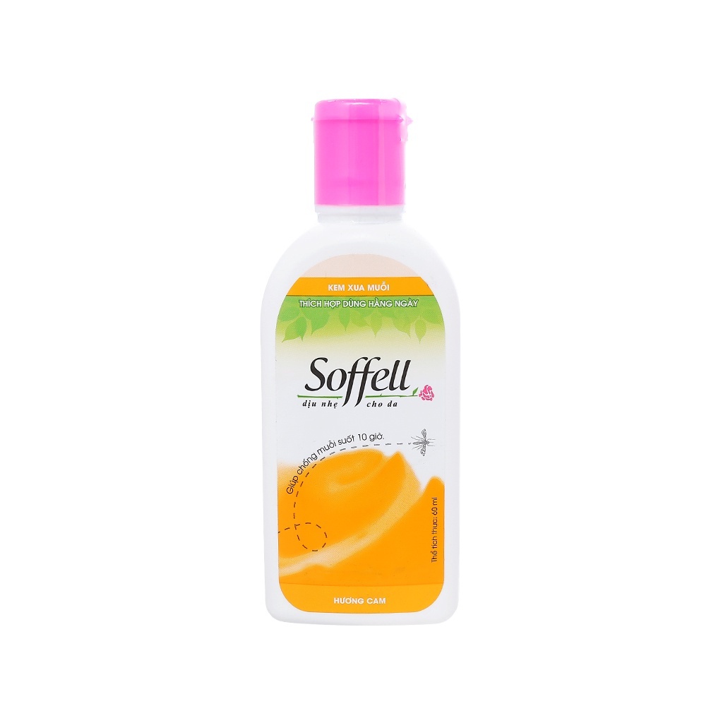 Kem Chống Muỗi Soffell Chai Hồng 60ml
