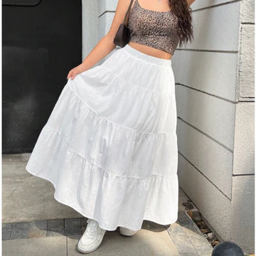 chân váy bigsize nữ bigsize chân váy tầng bigsize uzzang 60-100kg
