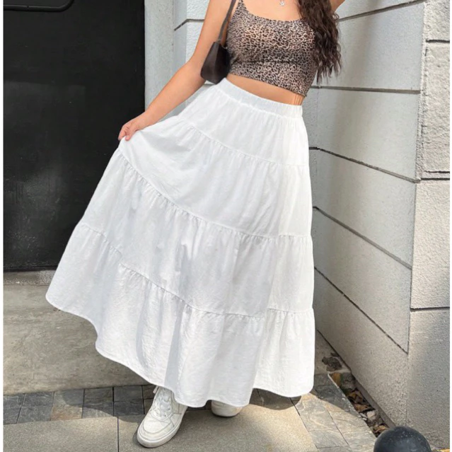 chân váy bigsize nữ bigsize chân váy tầng bigsize uzzang 60-100kg