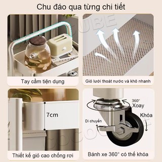BMZAR Kệ Bỉm Sữa Gấp Gọn 3 Tầng Đa Năng Kệ Tiện Lợi Kiểu Hàn Quốc, Chất Liệu Thép Carbon Cao Cấp