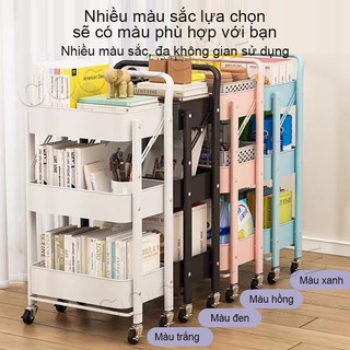 BMZAR Kệ Bỉm Sữa Gấp Gọn 3 Tầng Đa Năng Kệ Tiện Lợi Kiểu Hàn Quốc, Chất Liệu Thép Carbon Cao Cấp