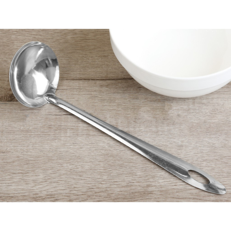Vá múc canh size 7cm dài 25cm chất liệu inox giá rẻ tiện dụng | Shopee ...