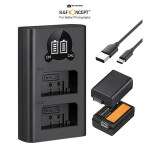 Pin máy ảnh K&F CONCEPT EN-EL25 | 2 Pin 1 Sạc KF28.0031