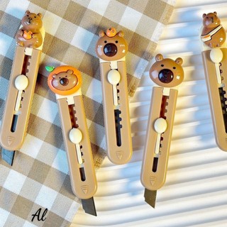 Dao Rọc Giấy Mini Gắn Charm Loopy Cute với loopy hồng mẫu hot
