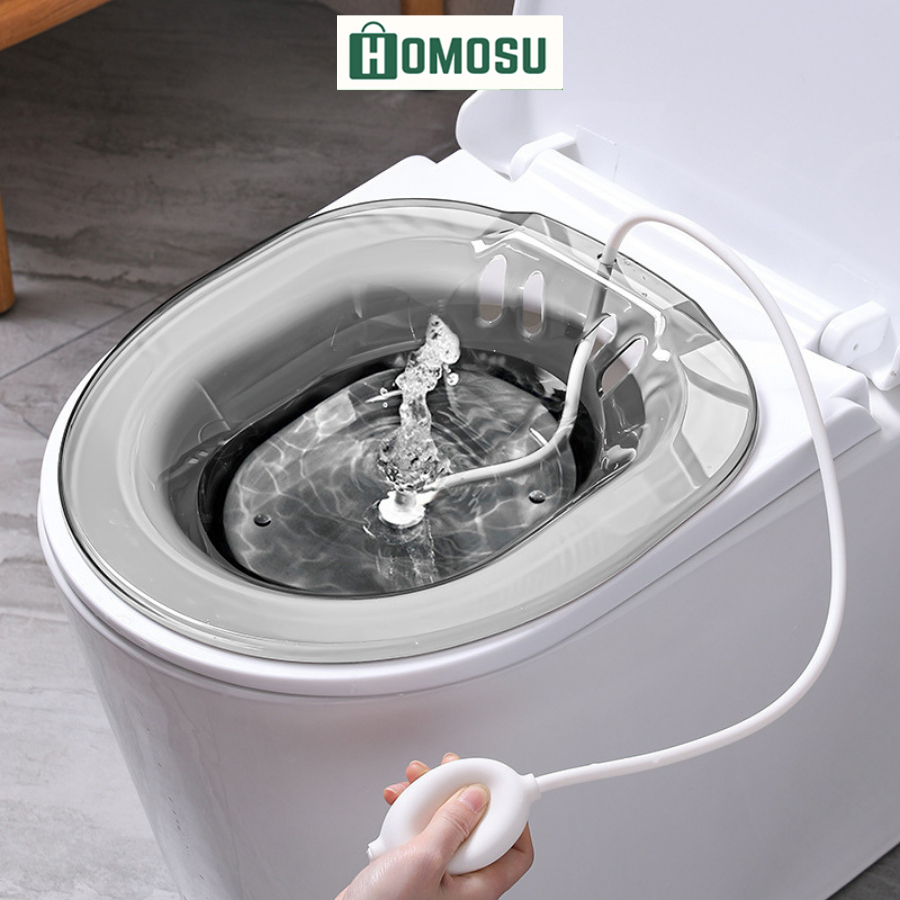 Chậu Nhựa Xông Hơi, Chậu Xông Rửa Cho Phụ Nữ Sau Sinh, Chậu Xông Để Bồn Cầu Tiện Lợi, An Toàn Sức Khỏe C050