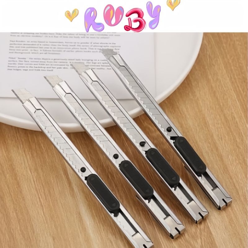 Dao Rọc Giấy Inox Dao Cắt Giấy Không Rỉ RUBY 49 | Shopee Việt Nam