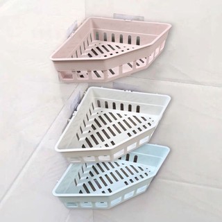 kệ nhà tắm  dán tường việt nhật,kệ góc tam giác treo tường