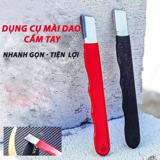 Dụng cụ mài nhanh dao kéo cầm tay cán bọc nhựa lưỡi mài nhỏ 25,5 x 12,8 mm nhưng đa dụng