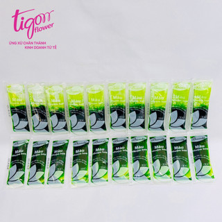[MIX20X8ML]-Combo 20 gói nhuộm hoa mix 5 màu 8ml (cam, đỏ, hồng sen, xanh dương, xanh lá mạ)