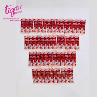 [MIX50X8ML] - Combo 50 gói nhuộm hoa mix 5 màu (cam, đỏ, hồng sen, xanh dương, xanh lá mạ)