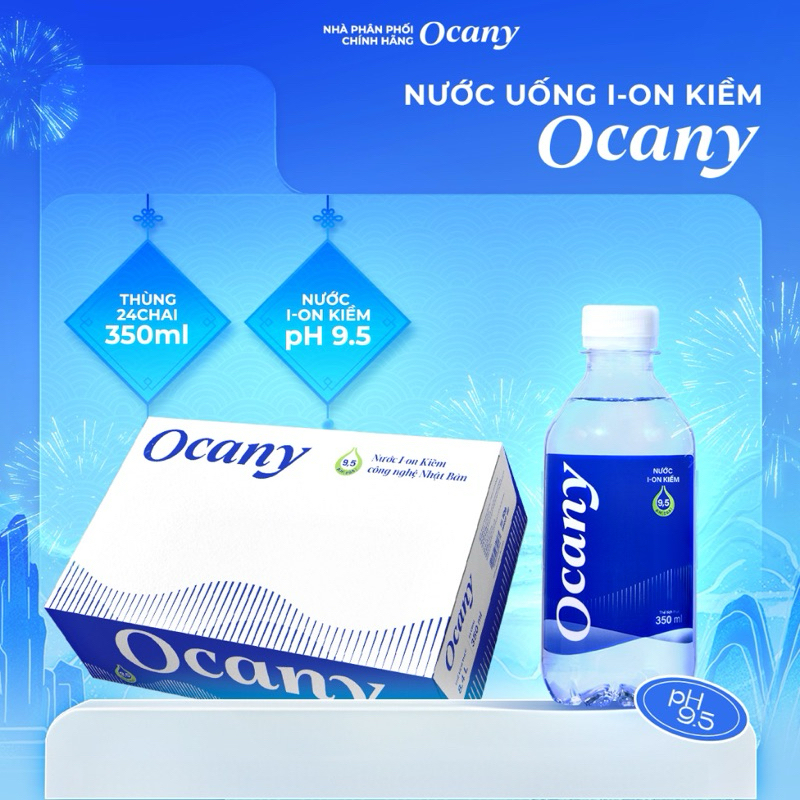 Nước uống ion kiềm pH 9.5 chai 350ml-Thùng 24 chai