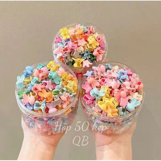 HỘP 50 CHIẾC KẸP TÓC CÀNG CUA MINI XINH CHO BÉ (MIX NHIỀU MẪU TRONG 1 HỘP) Phụ Kiện Tóc