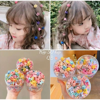 HỘP 50 CHIẾC KẸP TÓC CÀNG CUA MINI XINH CHO BÉ (MIX NHIỀU MẪU TRONG 1 HỘP) Phụ Kiện Tóc
