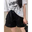 Quần short Đính Nơ Dễ Thương .Quần đùi Nữ Form Rộng cotton Ulzzang