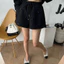 Quần short Đính Nơ Dễ Thương .Quần đùi Nữ Form Rộng cotton Ulzzang