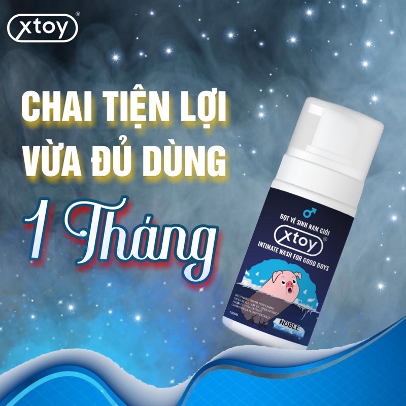 Ảnh Bọt vệ sinh nam giới Xtoy Dung dịch tạo bọt 100ml 1