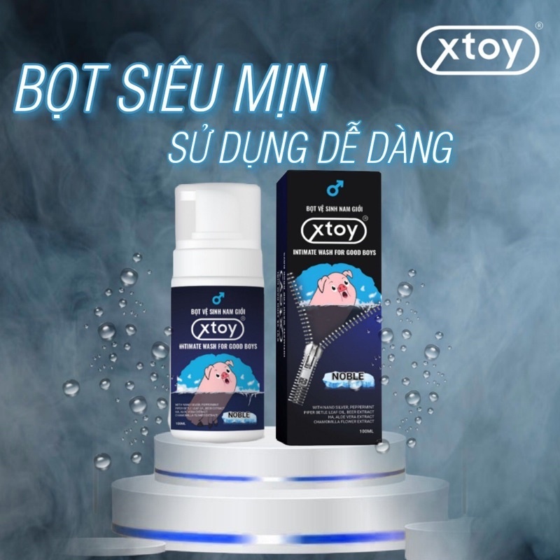 Ảnh Bọt vệ sinh nam giới Xtoy Dung dịch tạo bọt 100ml 4
