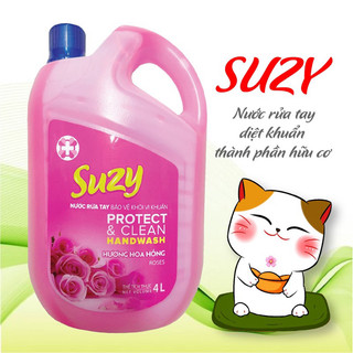 Nước rửa tay DIỆT KHUẨN SUZY 4L - thành phần HỮU CƠ, chất lượng NHẬT BẢN.