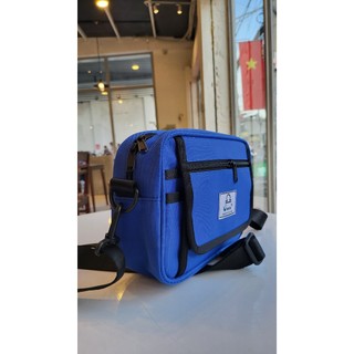 (CHỤP THẬT)Túi đeo chéo nam nữ SwanBrand New Basic Shoulder Bag chống nước nhiều ngăn, túi mini vải canvas