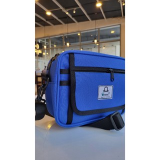 (CHỤP THẬT)Túi đeo chéo nam nữ SwanBrand New Basic Shoulder Bag chống nước nhiều ngăn, túi mini vải canvas
