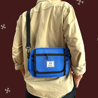 (CHỤP THẬT)Túi đeo chéo nam nữ SwanBrand New Basic Shoulder Bag chống nước nhiều ngăn, túi mini vải canvas