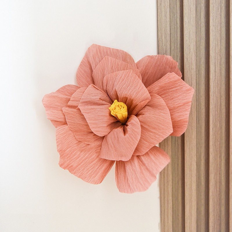 Hoa giấy nhún handmade trang trí decor đám cưới, sự kiện, lễ tết - K386