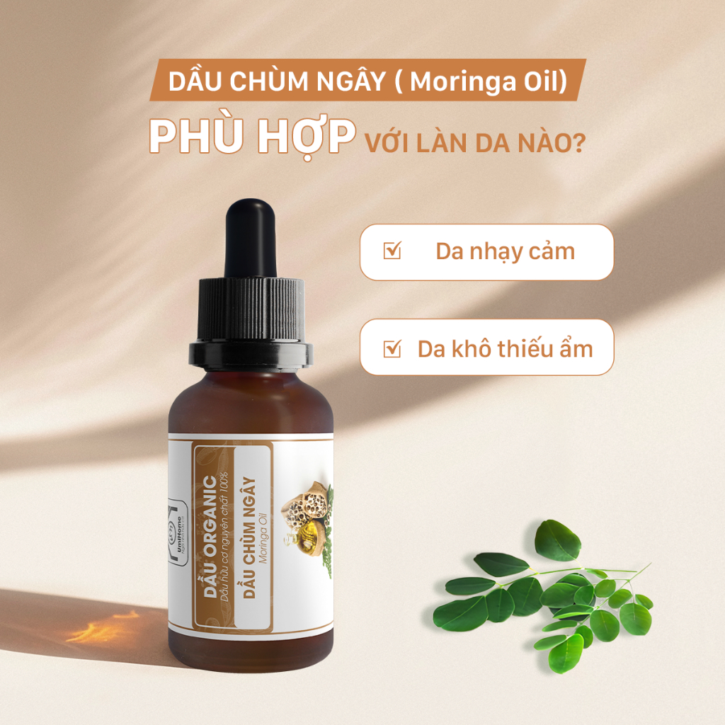 Ảnh Dầu Chùm Ngây nguyên chất UMIHA 30ml 1