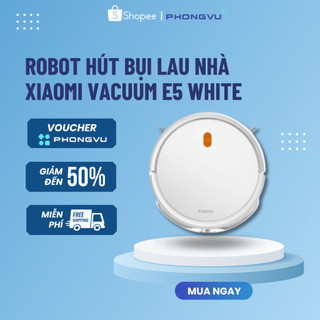 Robot hút bụi lau nhà Xiaomi Vacuum E5 White (BHR7969EU) - Chính hãng bảo hành 12 tháng