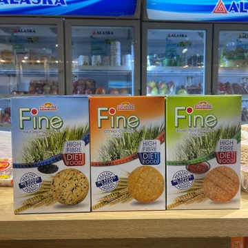 Bánh ăn kiêng yến mạch không đường Fine Malaysia đủ vị tốt cho người tiểu đường, ăn kiêng, giảm cân