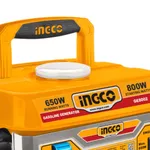 Máy phát điện ingco 800w GE8002 chạy xăng pha nhớt dây nhôm, khởi động giật nổ, bình xăng 4L động cơ 2 thì — ảnh 2