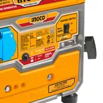 Máy phát điện ingco 800w GE8002 chạy xăng pha nhớt dây nhôm, khởi động giật nổ, bình xăng 4L động cơ 2 thì — ảnh 3