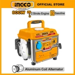 Máy phát điện ingco 800w GE8002 chạy xăng pha nhớt dây nhôm, khởi động giật nổ, bình xăng 4L động cơ 2 thì — ảnh 1