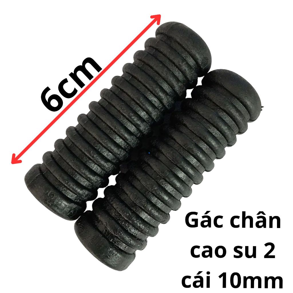 [ 2 GÁC CHÂN ] 2 gác chân cao su ghế ngồi xe máy