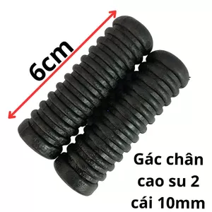 2 gác chân cao su ghế ngồi xe máy
