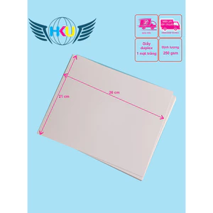 Combo 250 tờ giấy duplex 21x26 cm lót quần áo, làm báo tường, in hộp