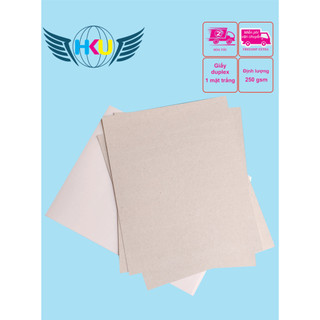Combo 100 tờ 21x26 cm giấy duplex 250 gsm , giấy bìa lưng , giay lot ao thun