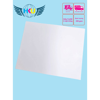 Combo 100 tờ 21x26 cm giay Fort giấy lót quần áo, 2 mặt trắng , định lượng 250 gsm