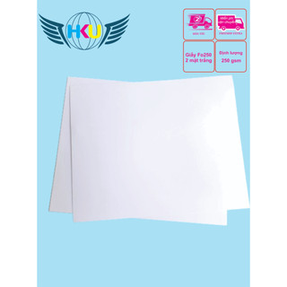Combo 100 tờ 21x26 cm giay Fort giấy lót quần áo, 2 mặt trắng , định lượng 250 gsm