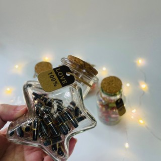 (Lọ100ml+love100%) Lọ ước, lọ chữa lành bằng thủy tinh xinh xắn làm quà tặng ý nghĩa