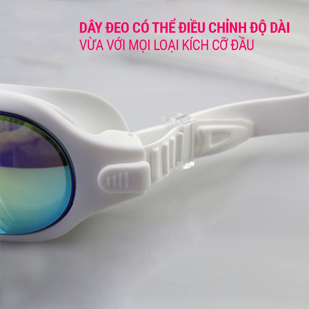 Kính bơi tráng gương cản tia UV hạn chế sương mờ SY1111 phù hợp cho nam nữ, trẻ em từ 8 tuổi SPORTY