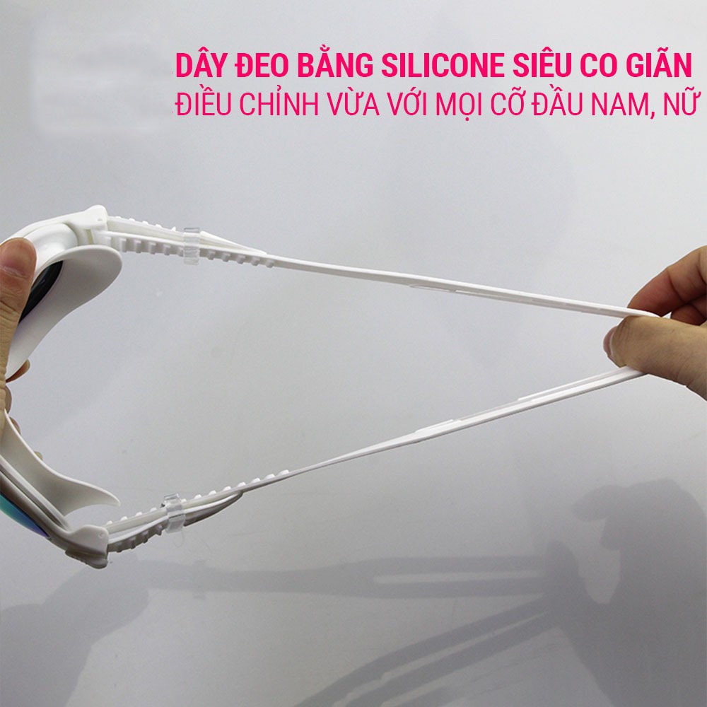 Kính bơi tráng gương cản tia UV hạn chế sương mờ SY1111 phù hợp cho nam nữ, trẻ em từ 8 tuổi SPORTY